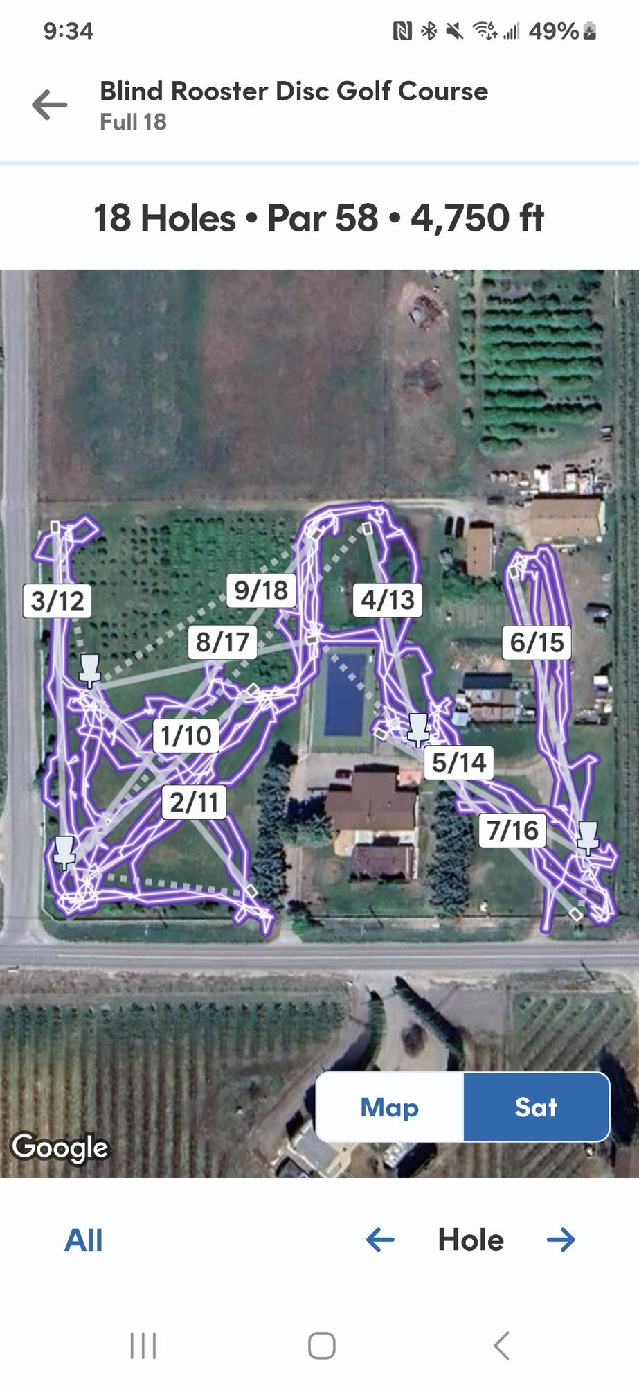 Mapping of 18 basket round