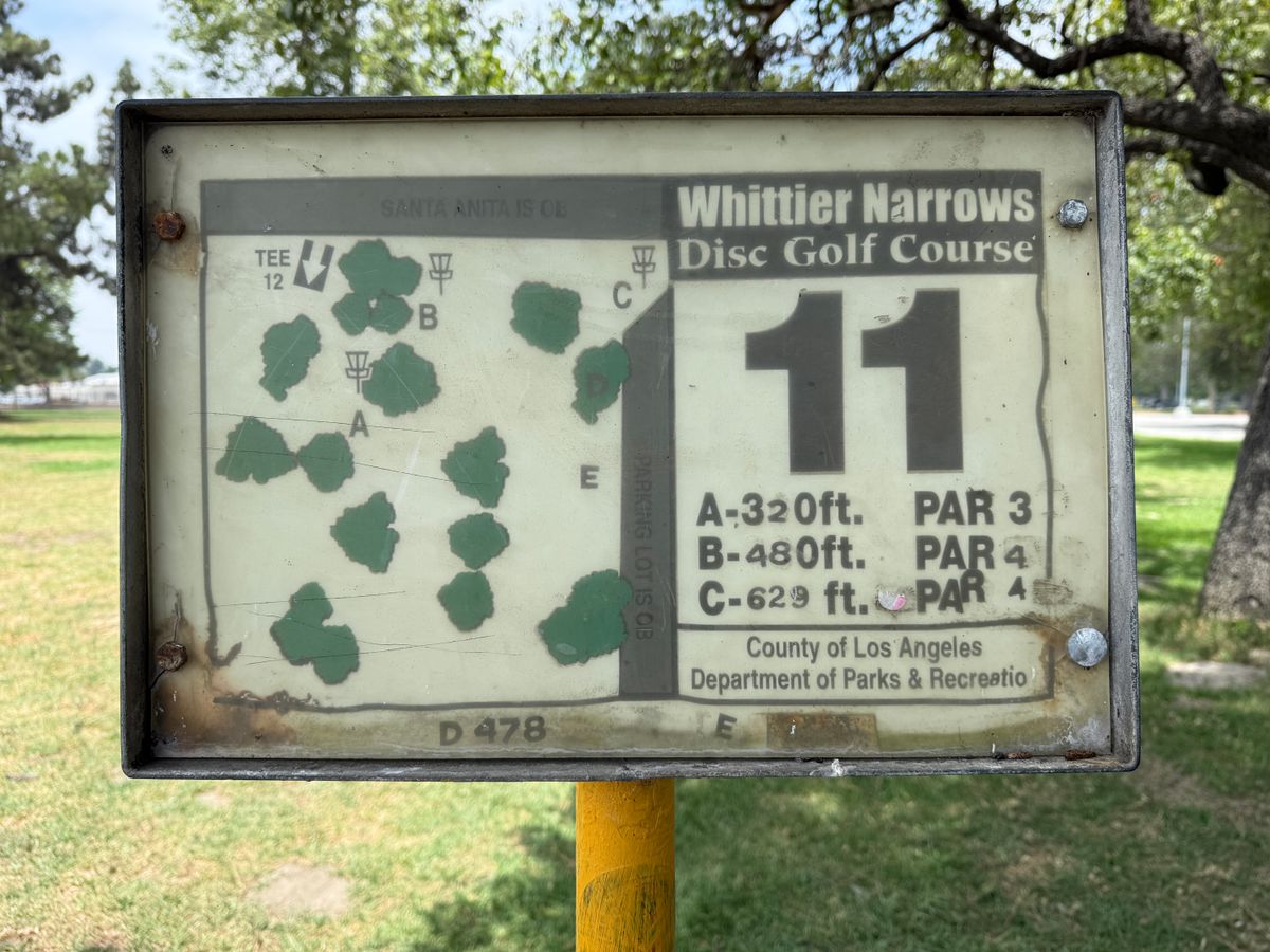 Hole 11 Sign