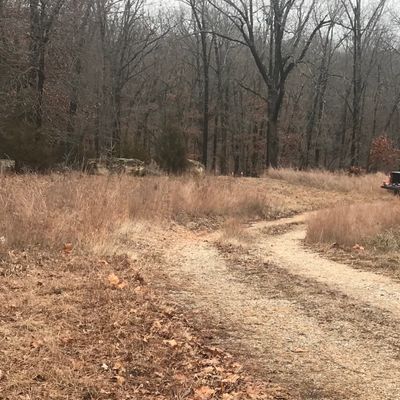 Looking down fairway from long pad, hole 1.