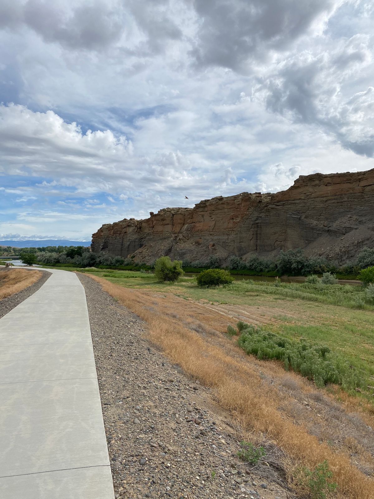 South Course is a scenic course between a walking path and the river.