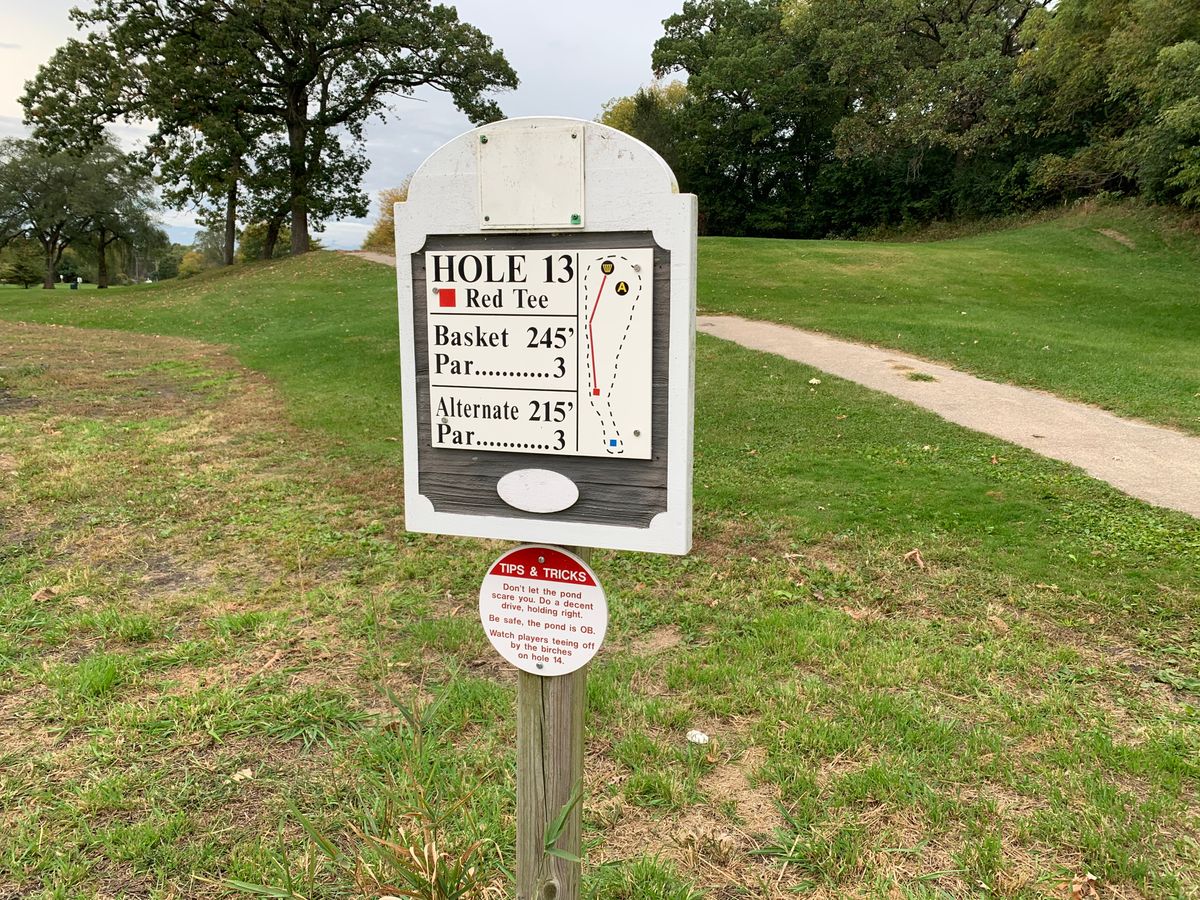 Hole 13 info card