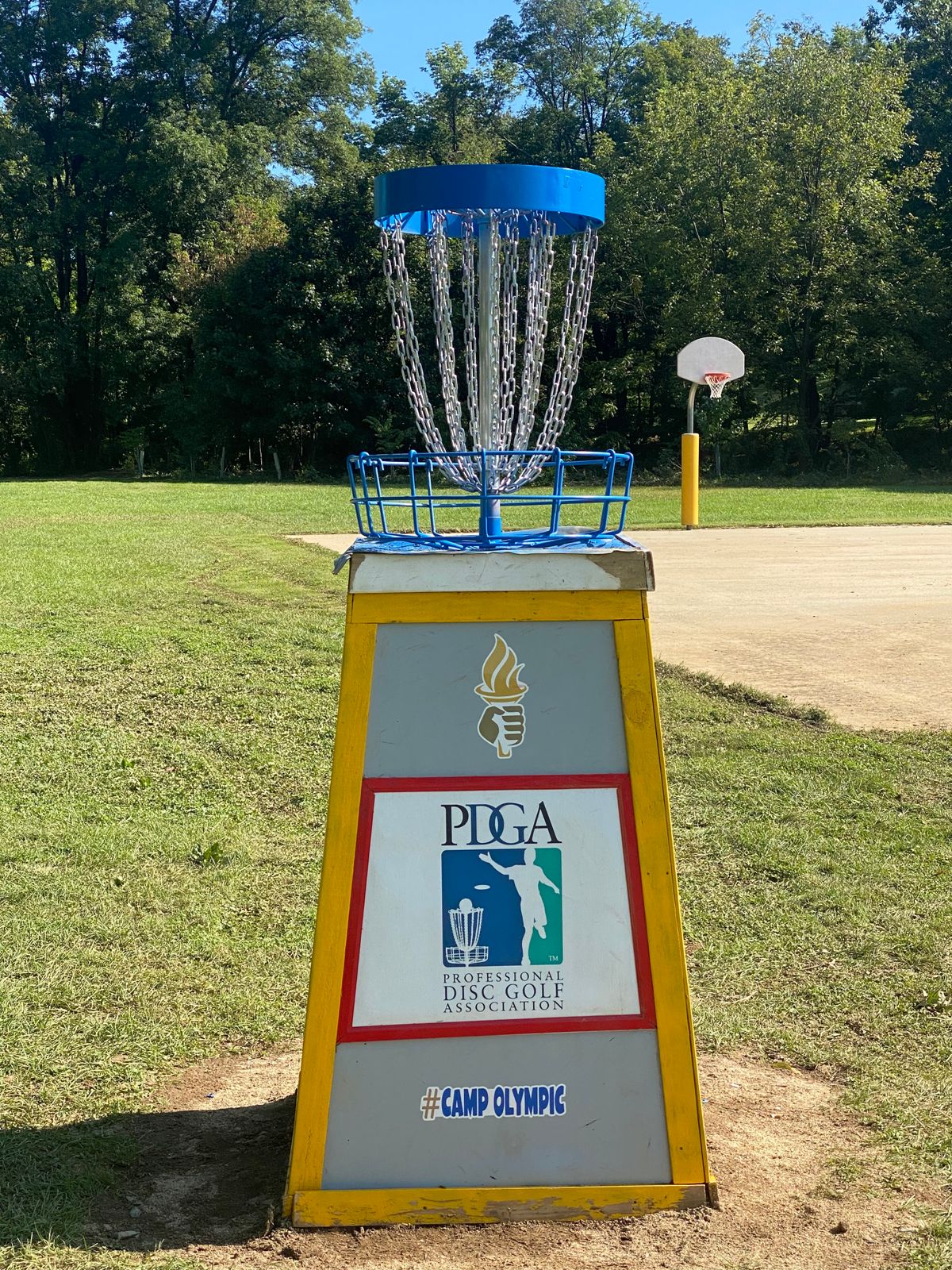 Hole #1 basket