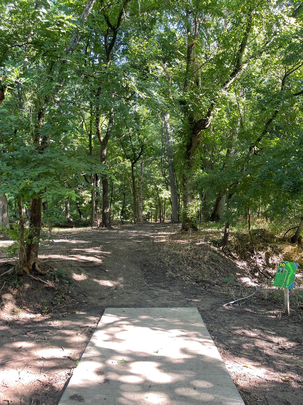 Hole 10 long tee pad