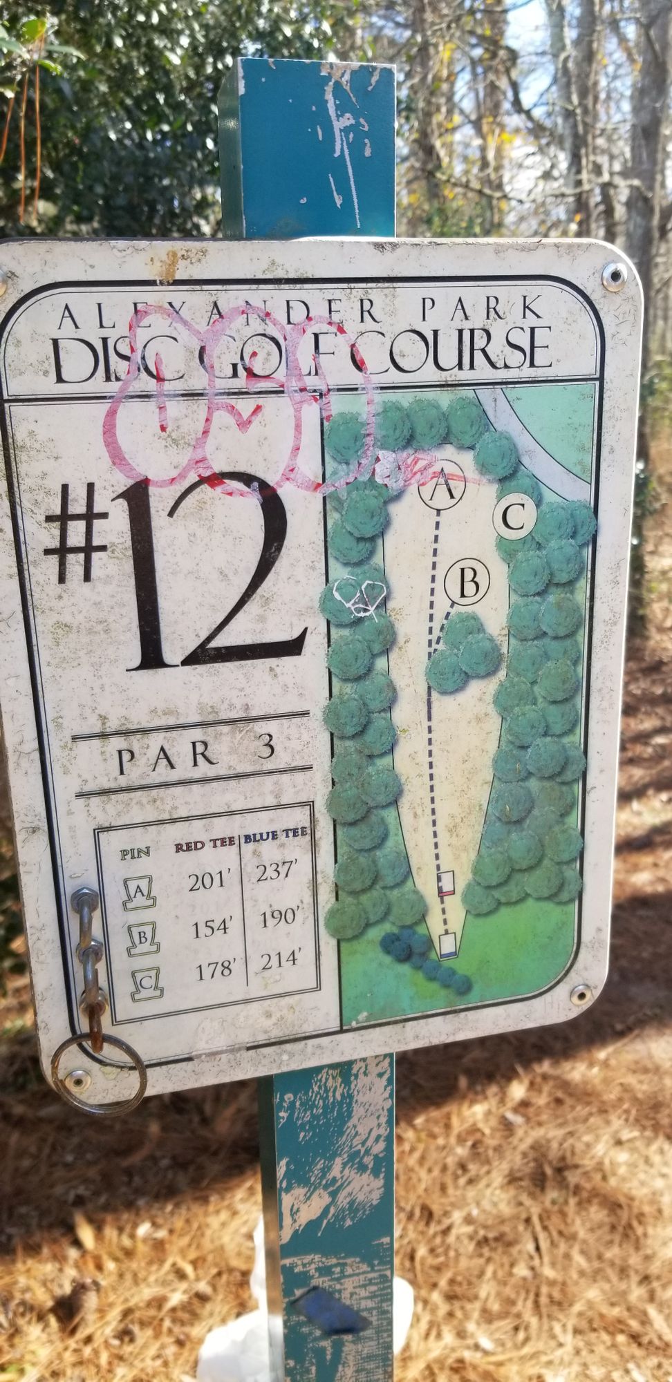 Hole 12 Sign