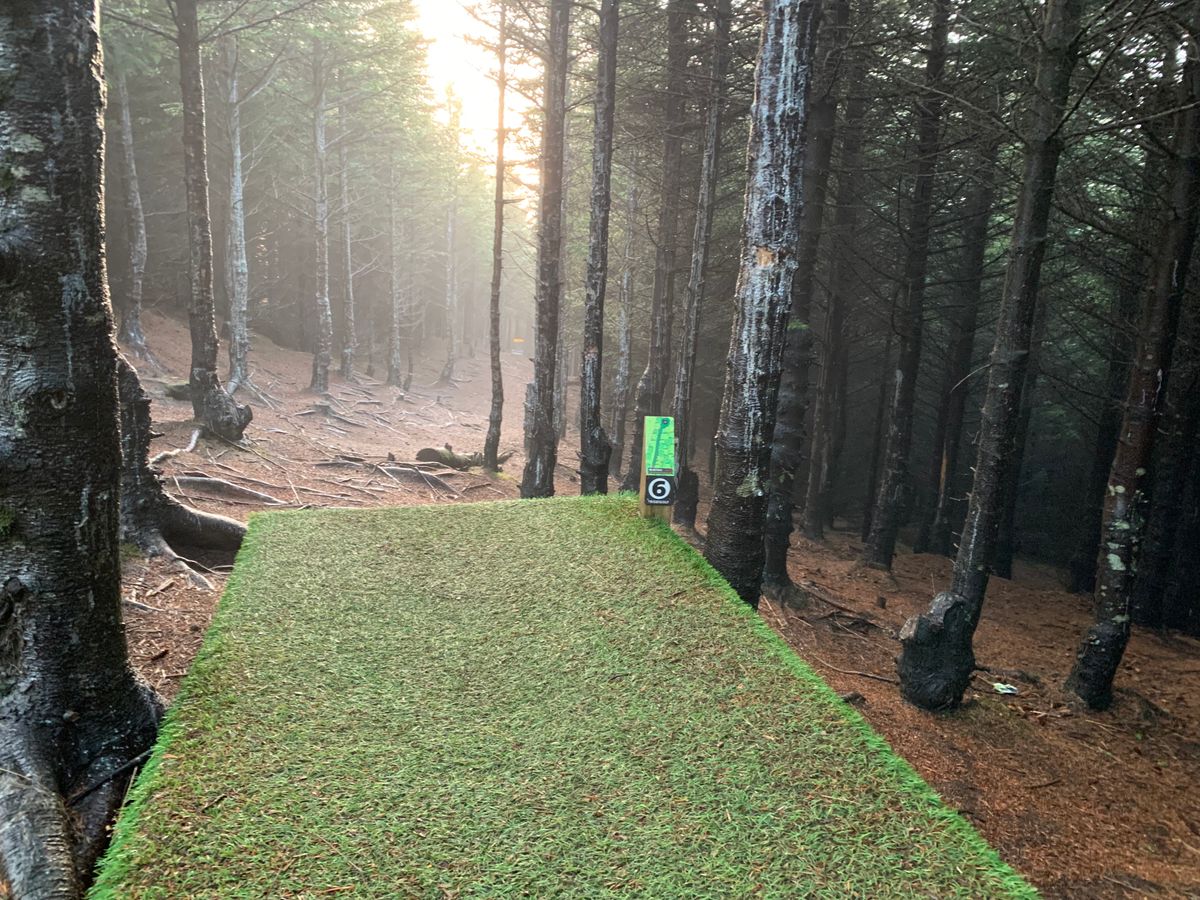 View from the tee on hole 6.