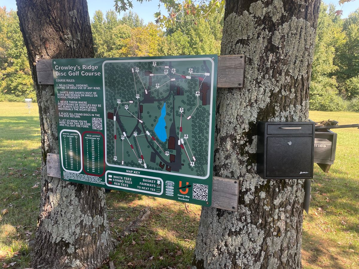 New donation box has been added at hole #1