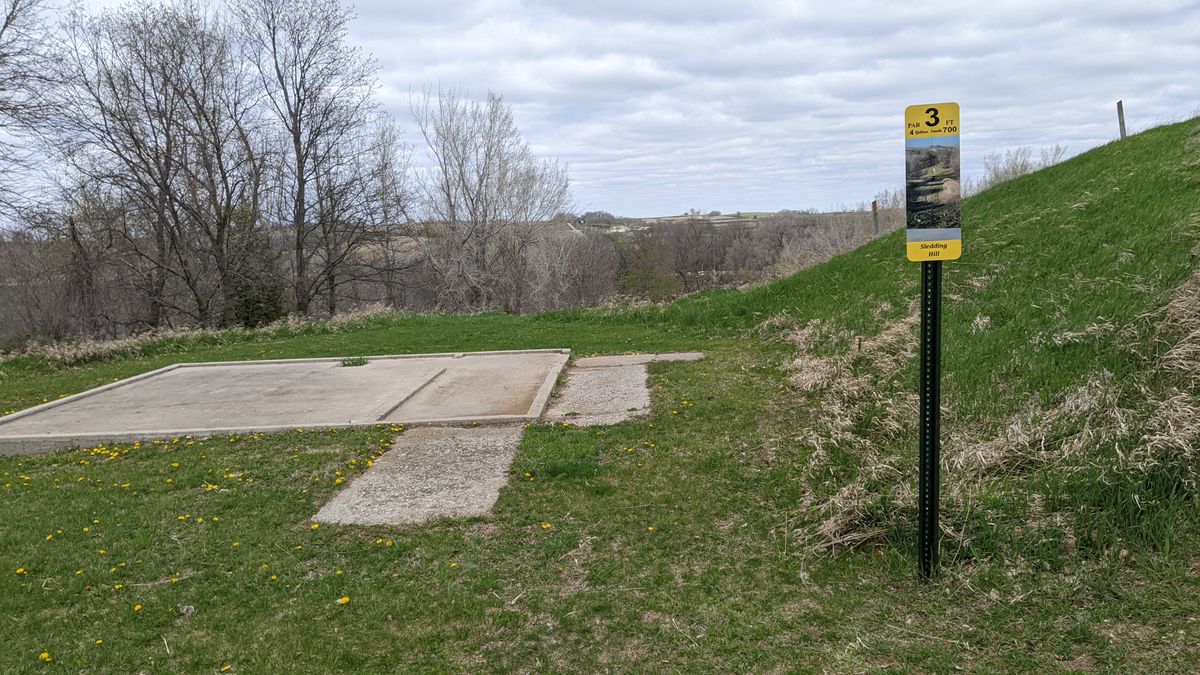 Hole #3 Sign