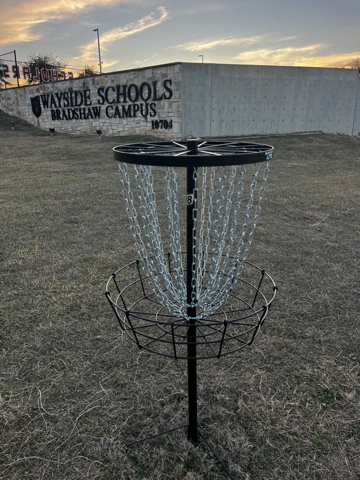 Hole 8 basket