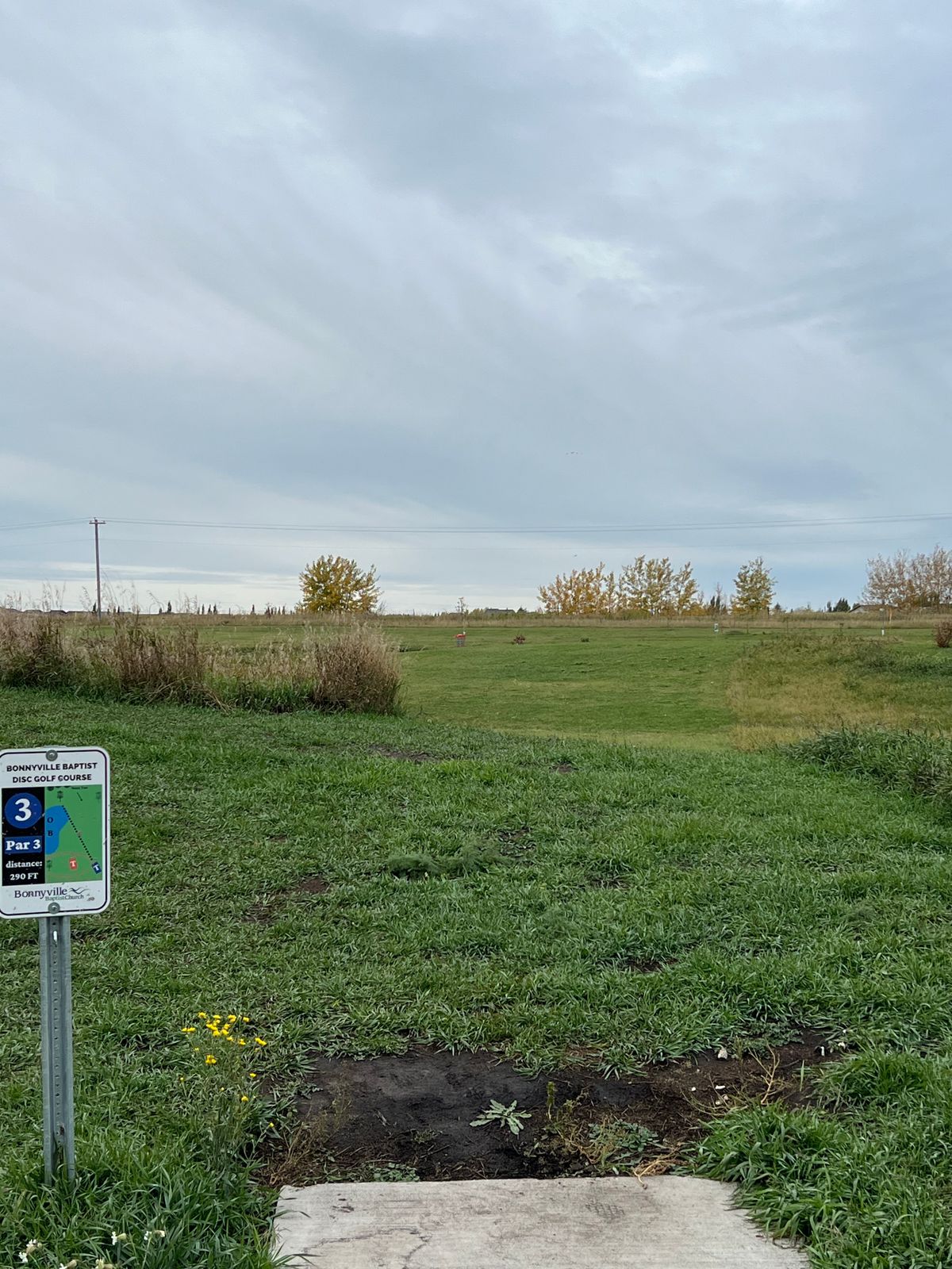 Hole 3 long tee