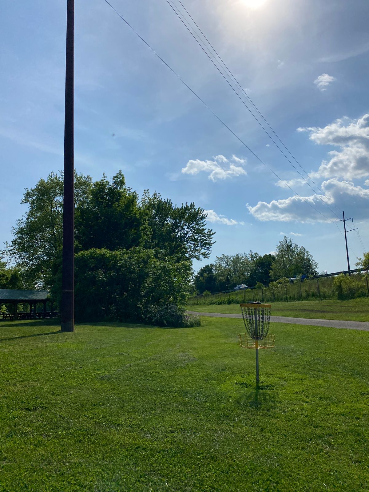 Hole 15 basket