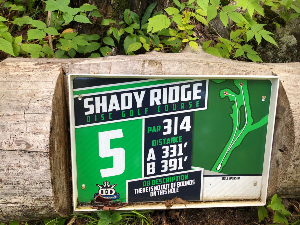 5 Tee Sign