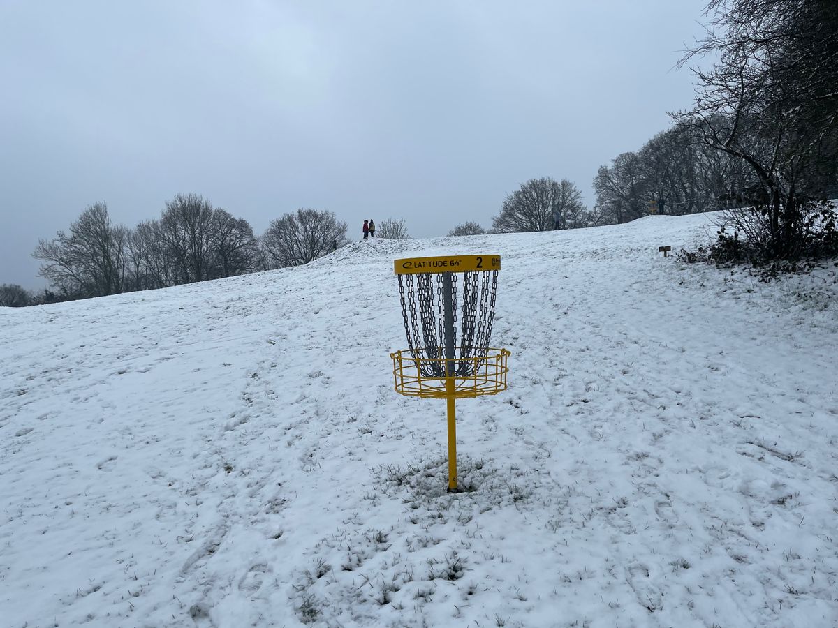 Hole 2 looking up the fairway