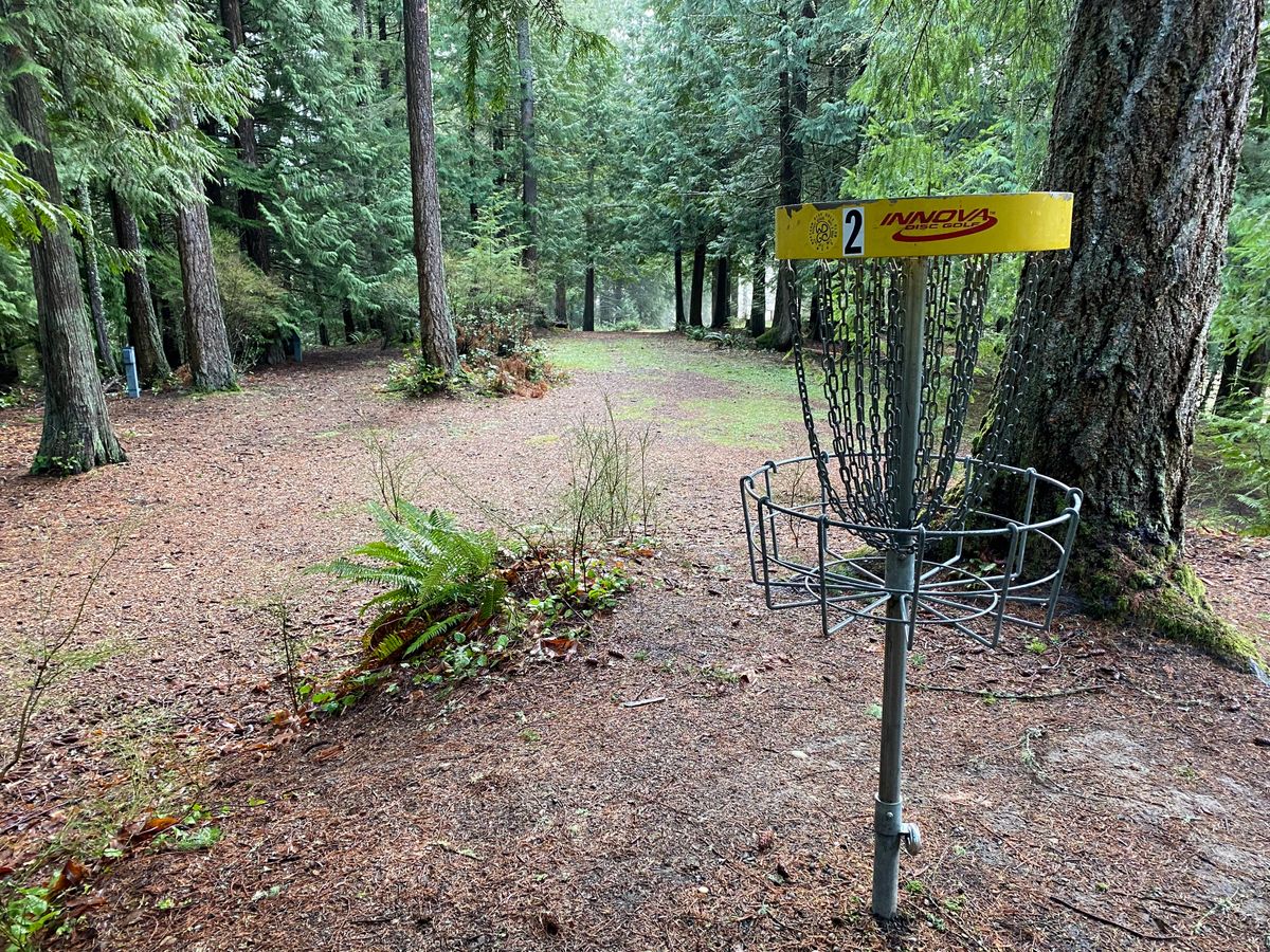 Hole 2 looking towards tee
