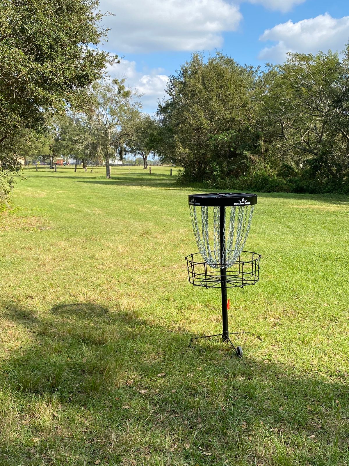 Hole 2 looking toward tee pad.