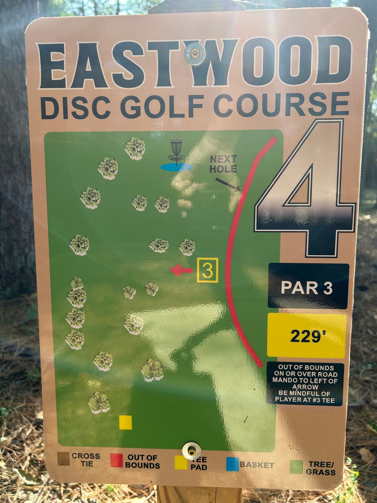 Hole 4 Sign