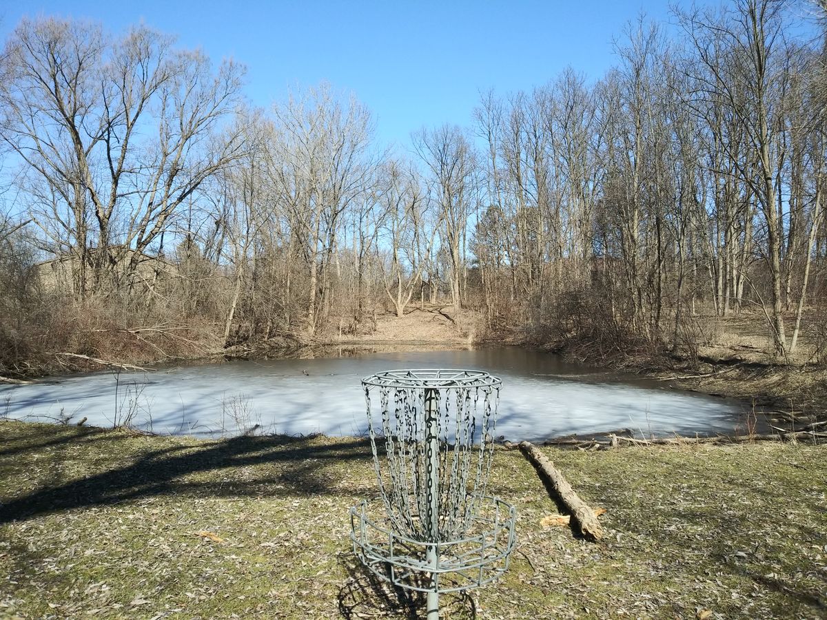8th hole looking back to tee