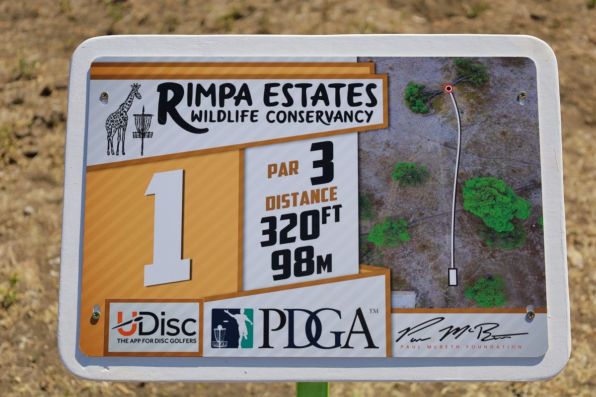 Tee Sign Hole 1