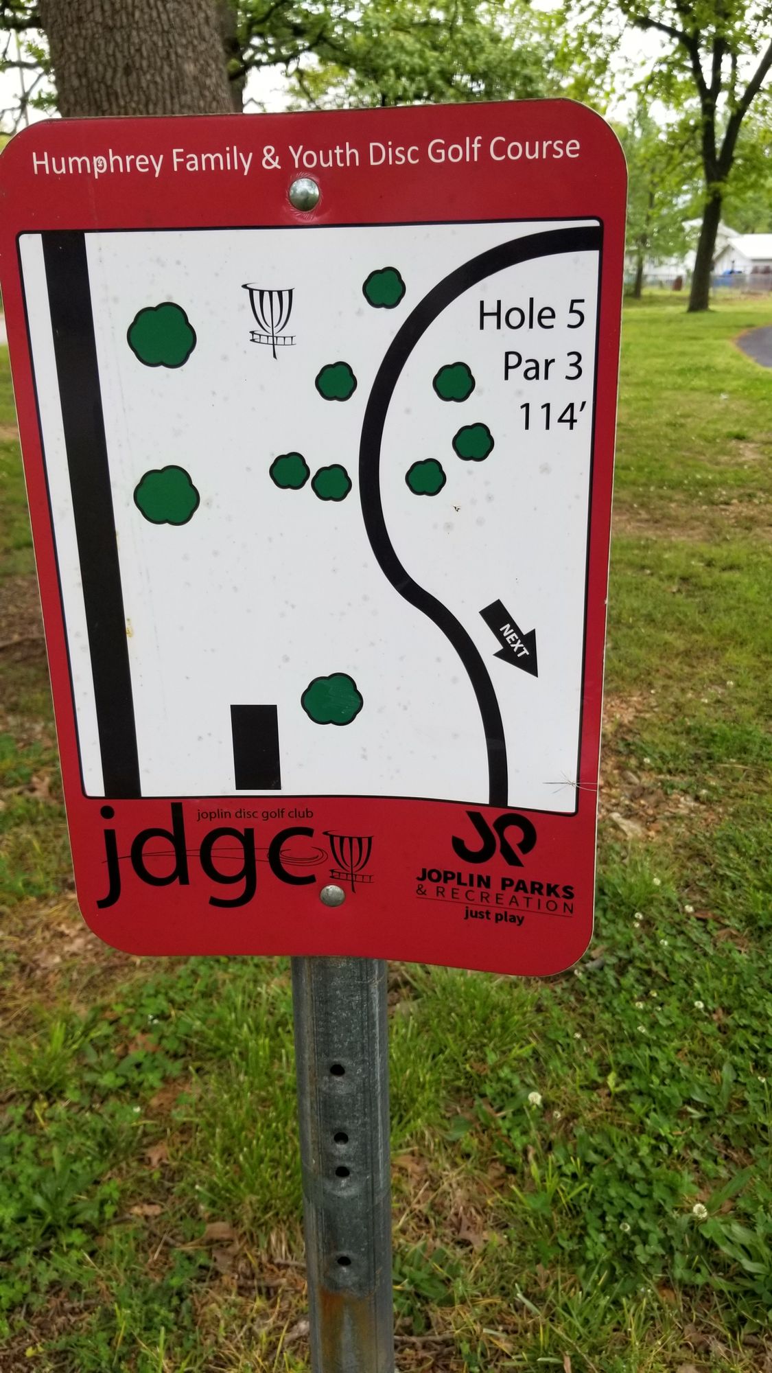 Another hole sign