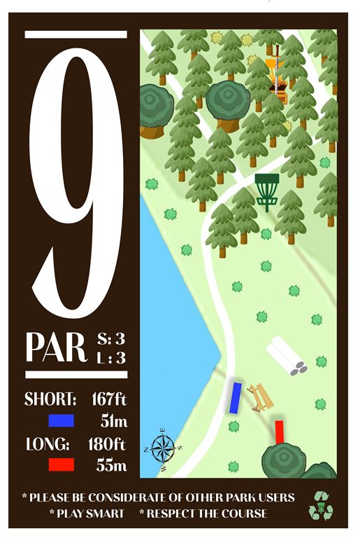 Hole 9 Sign