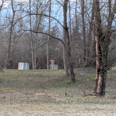 Hole 4 target out there