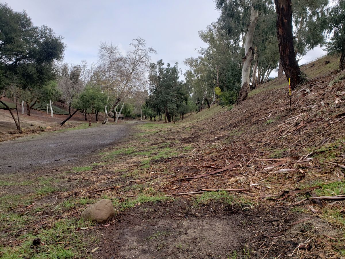 Tee pad #2 right after tunnel shot.