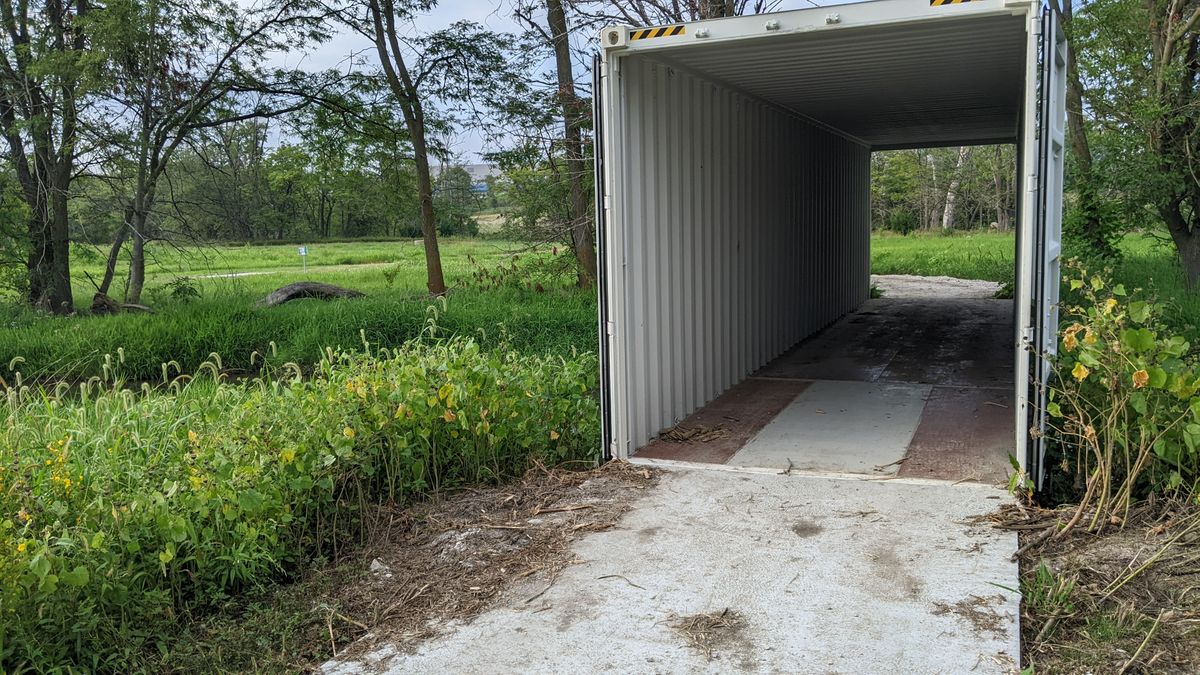 Shipping Container Bridge to Hole 15