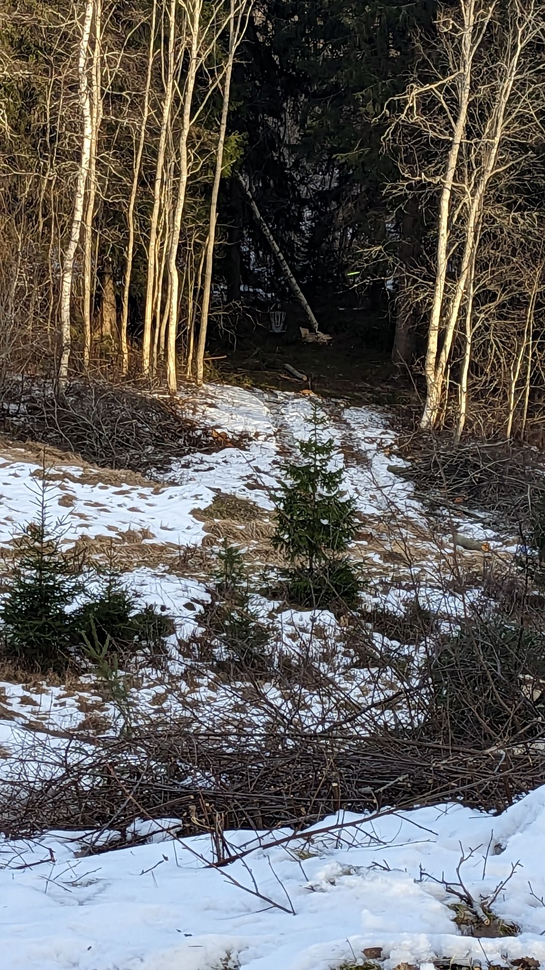 Hål 3, Bergsskärningen