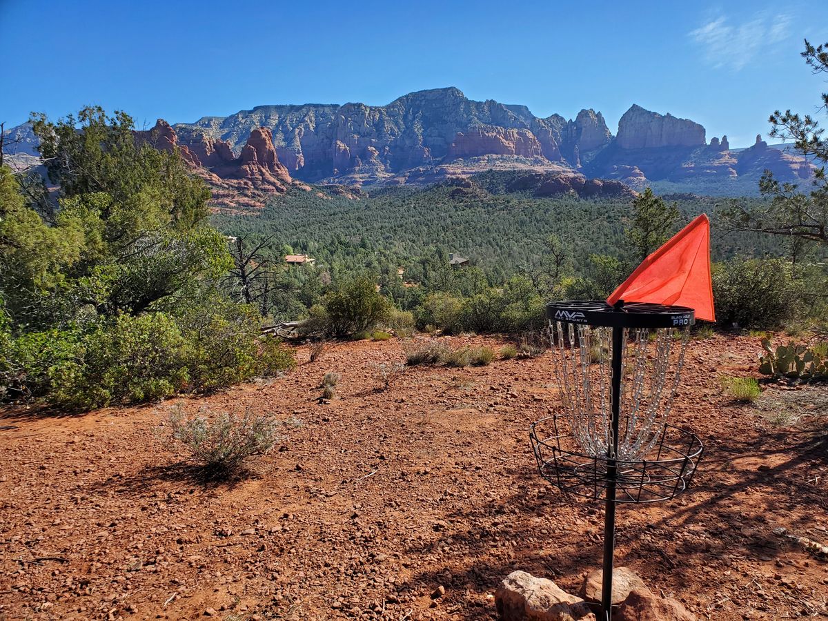But this view from the end at the hole 6 basket. Magnificent!!