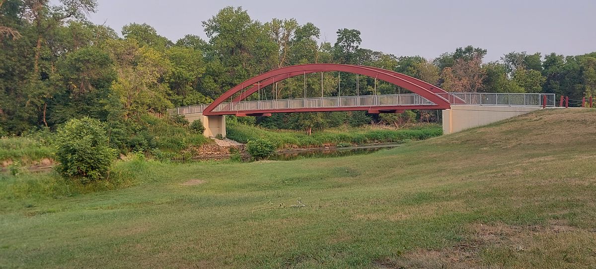 Cross bridge to next hole 🍁🍀🍁🌳🍁