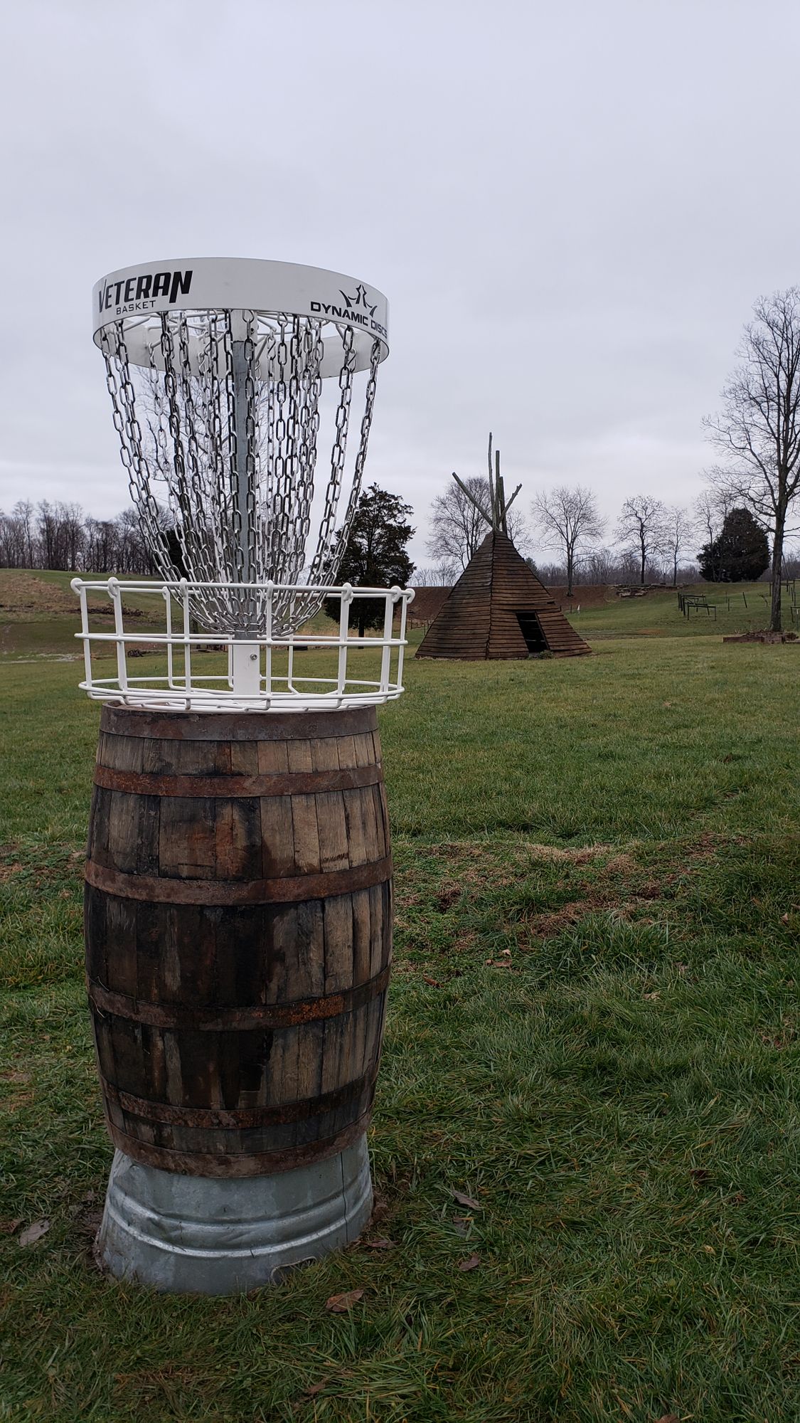 Hole 12 back towards fairway.