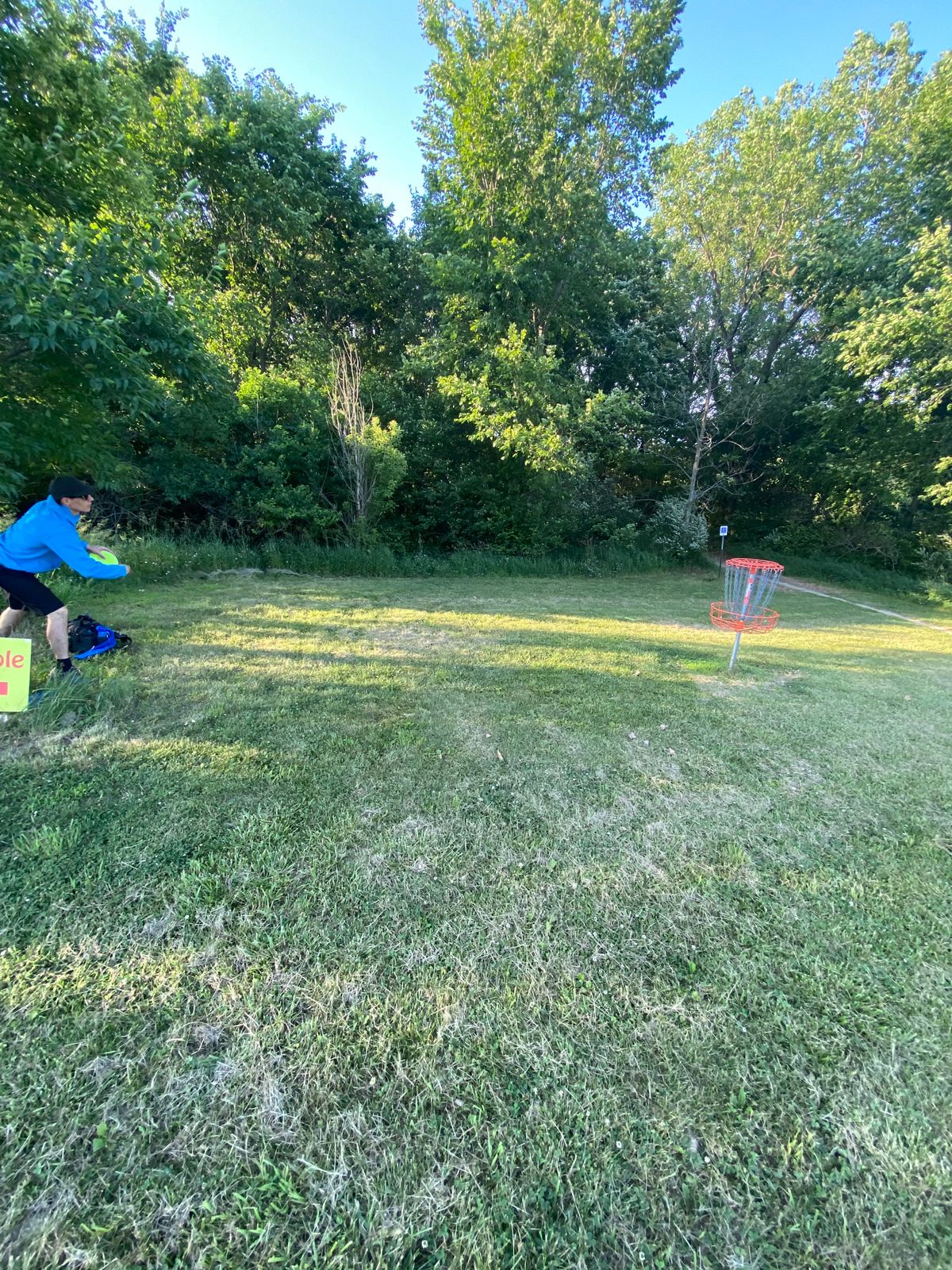 Hole 1 basket