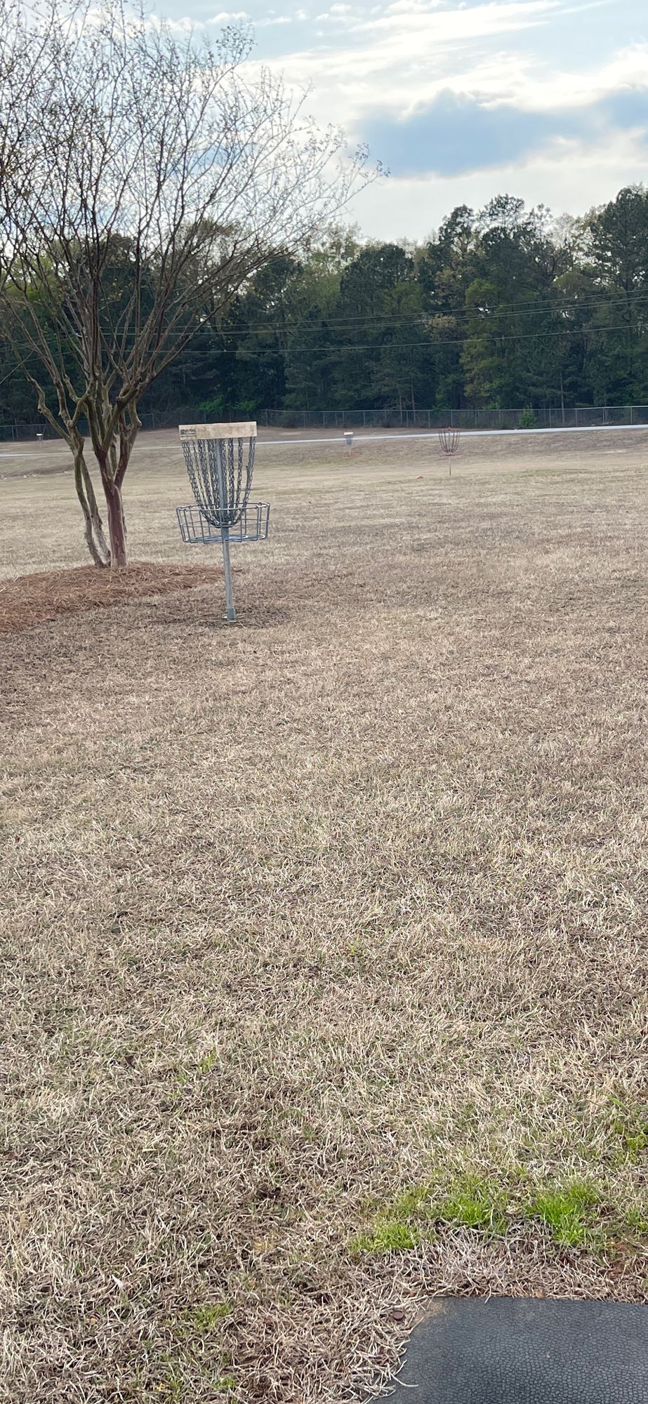 First tee box and 9th pin