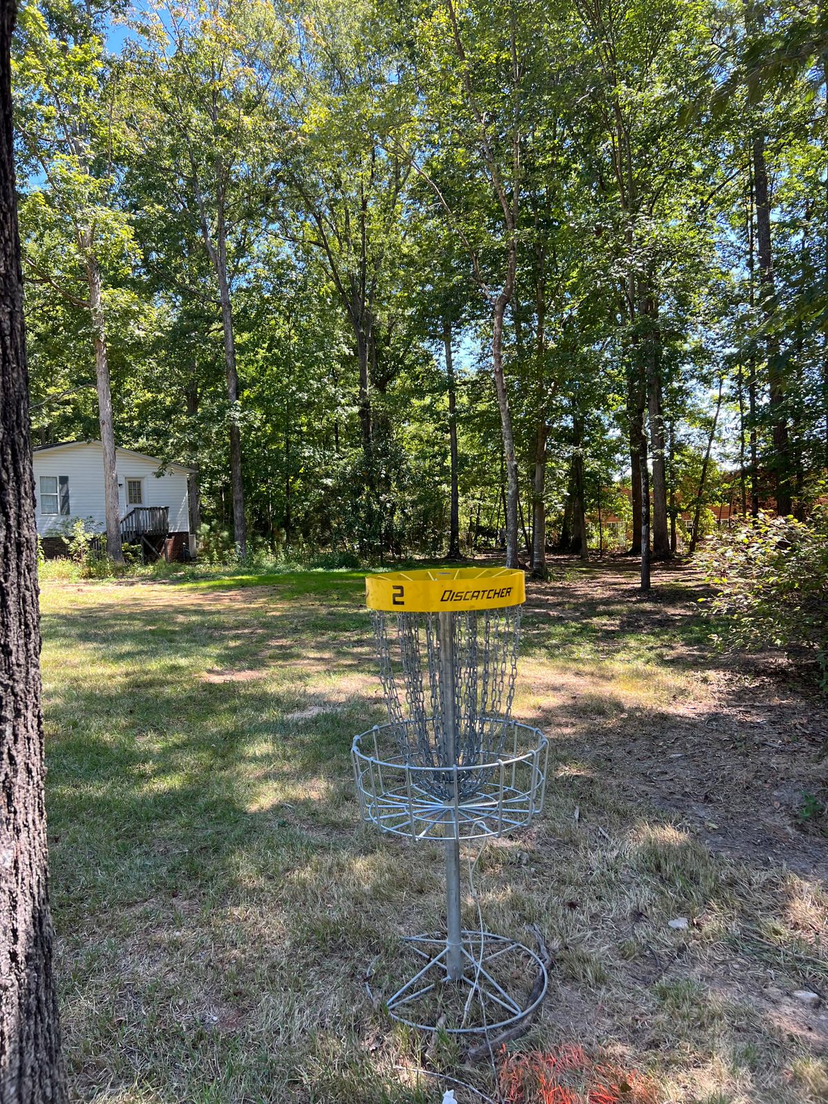 Basket looking back at 2s tee