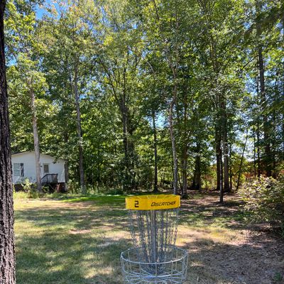 Basket looking back at 2s tee