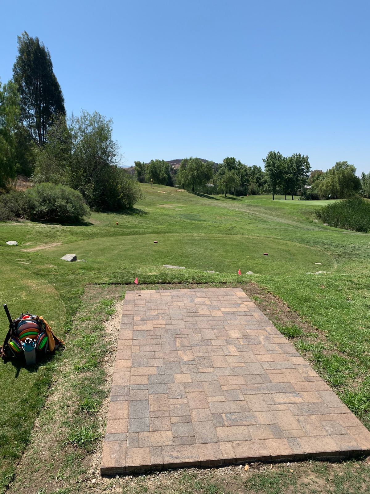 Hole 2 new tee pad