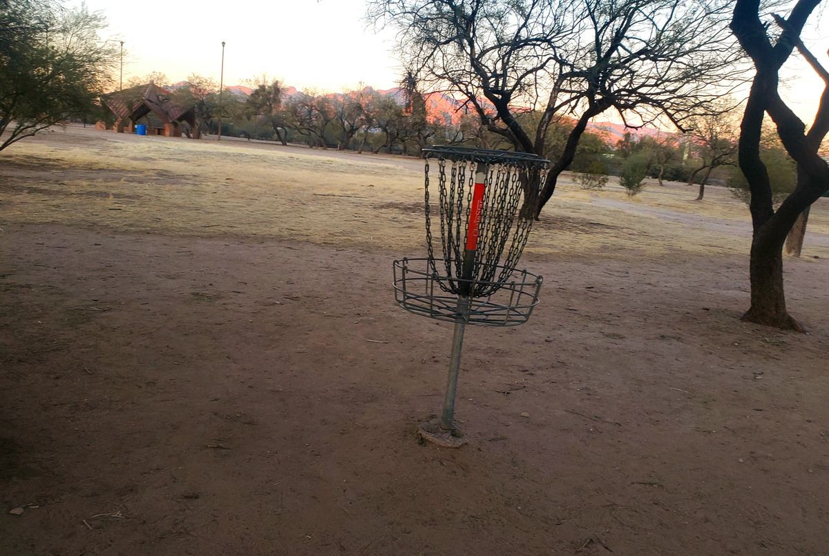 Hole 9 basket