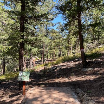 Hole 18 tee