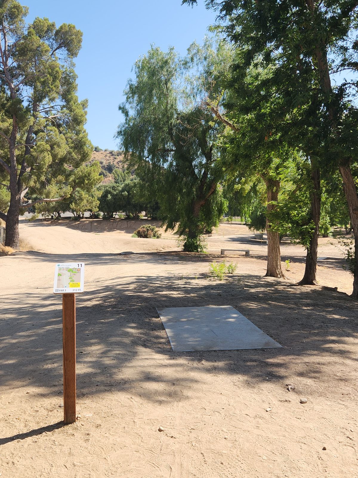 Hole 11 tee pad