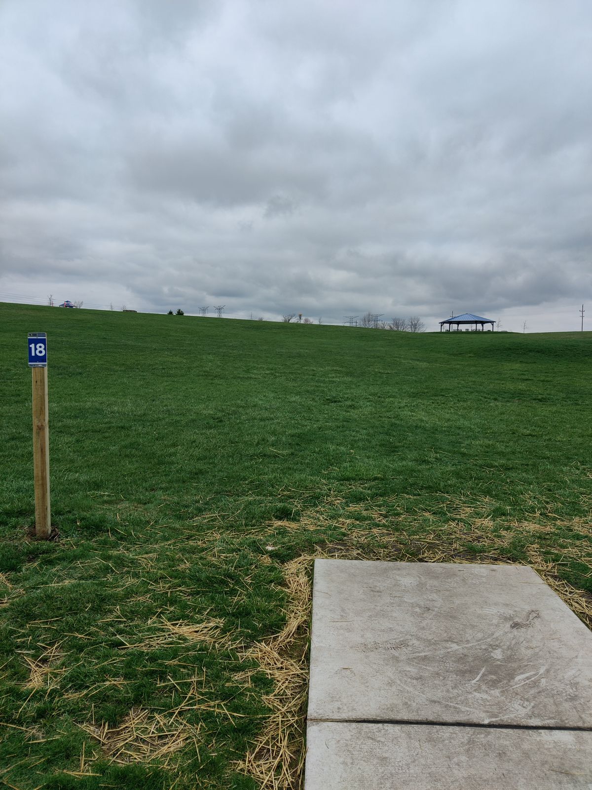 Hole 18 tee