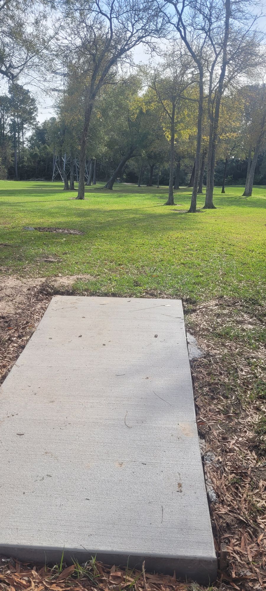 Hole 4's tee pad