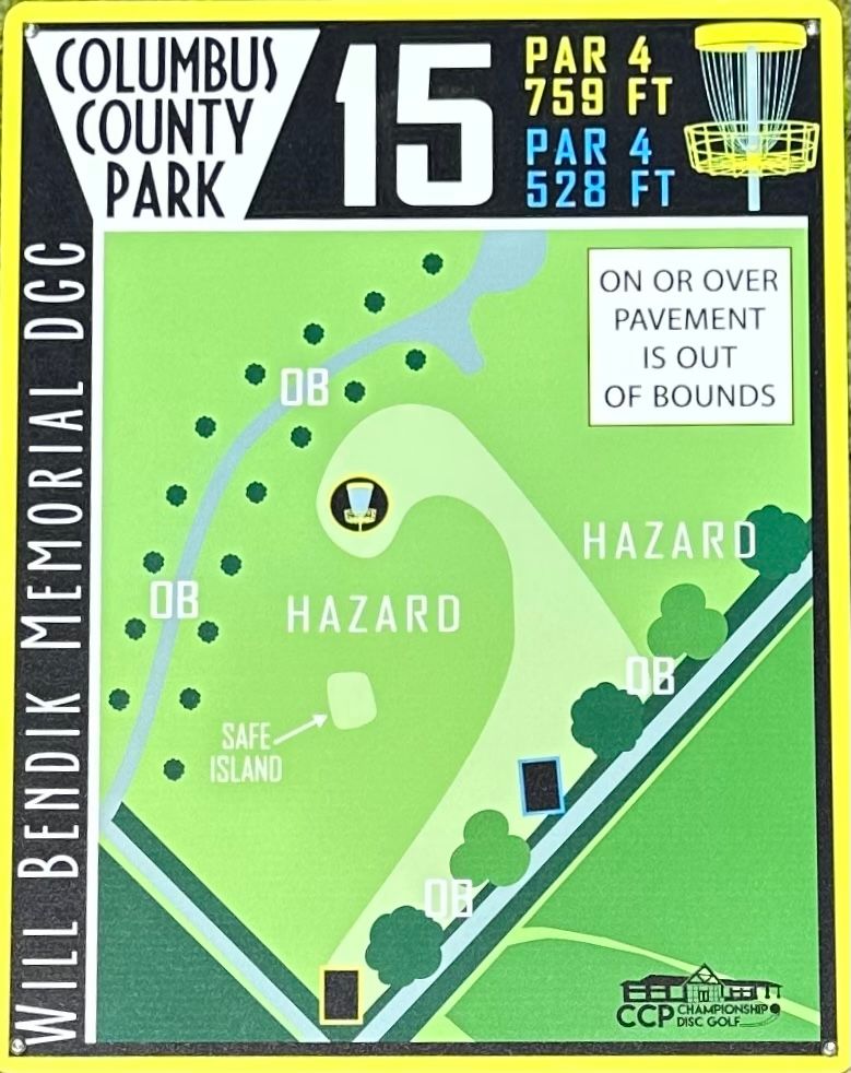 #15 tee sign