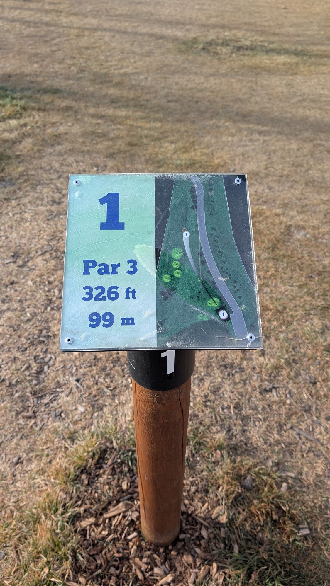 New tee signs for all 18 holes.