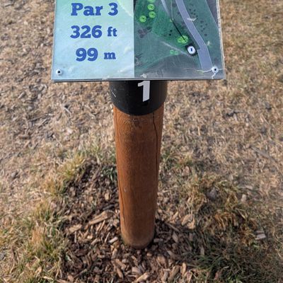 New tee signs for all 18 holes.