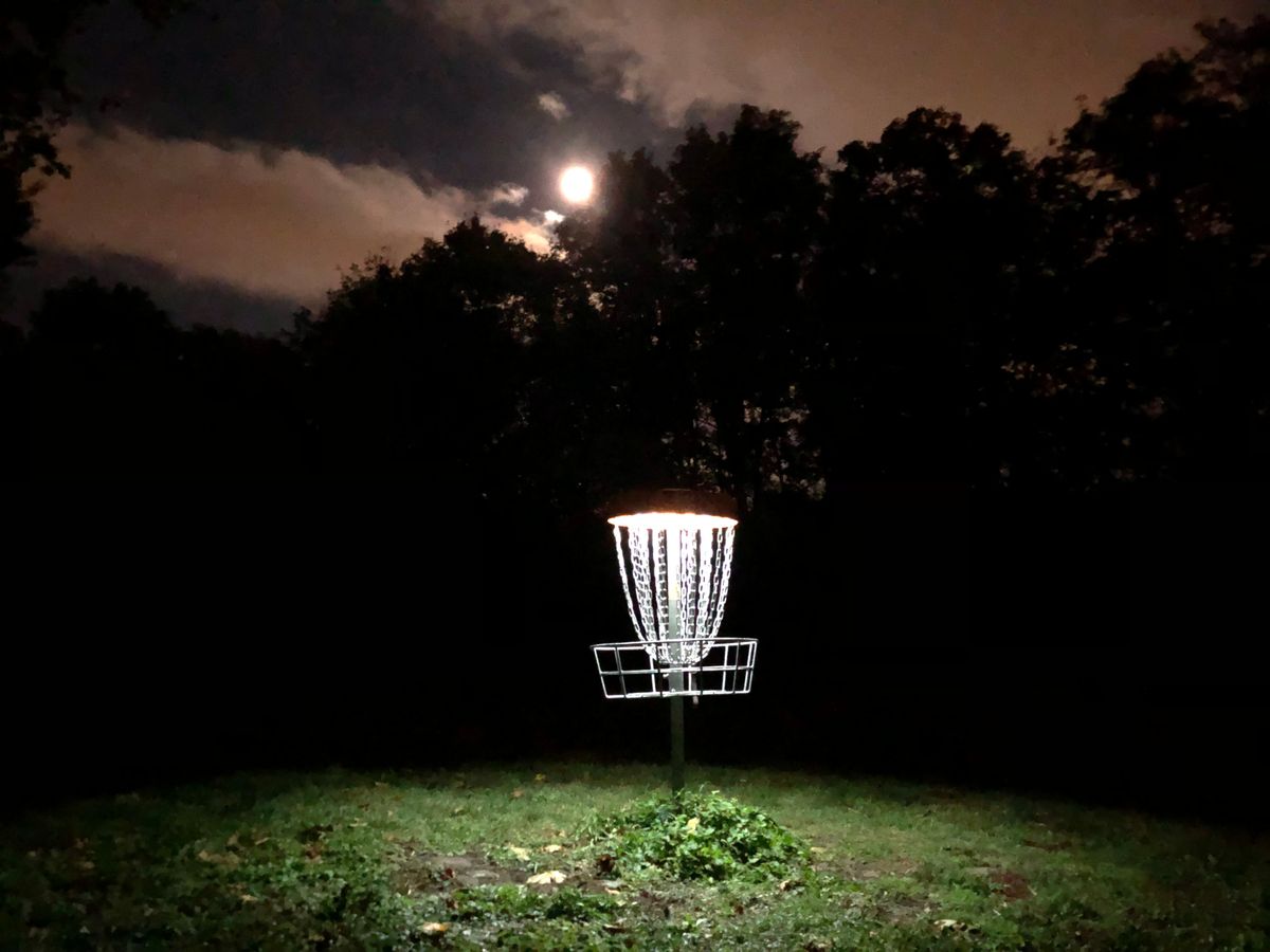 Hole 14 glow session