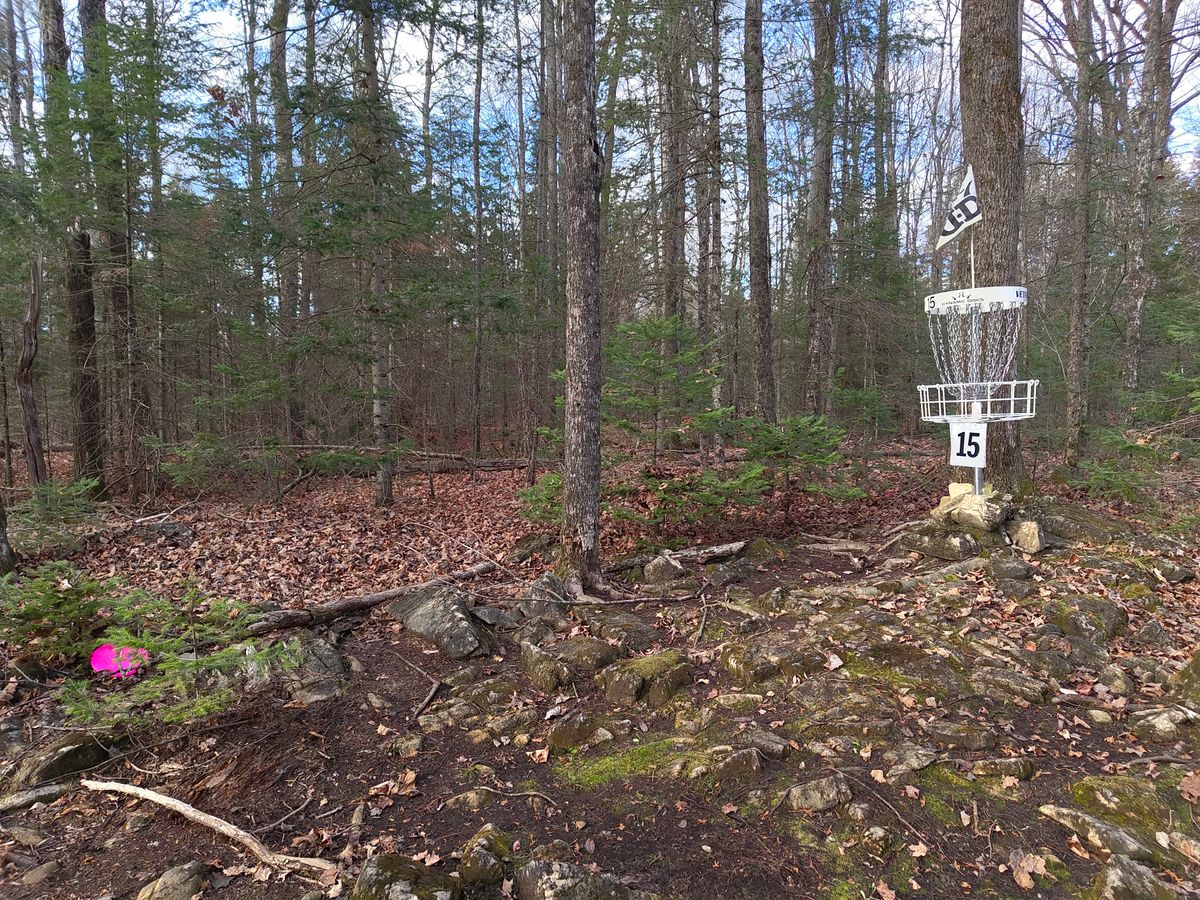 Slightly "tucked away" hole #15