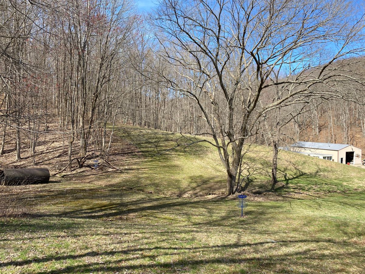 Hole 9’s basket
