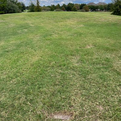 Hole #2. Skate park and sidewalk are OB.