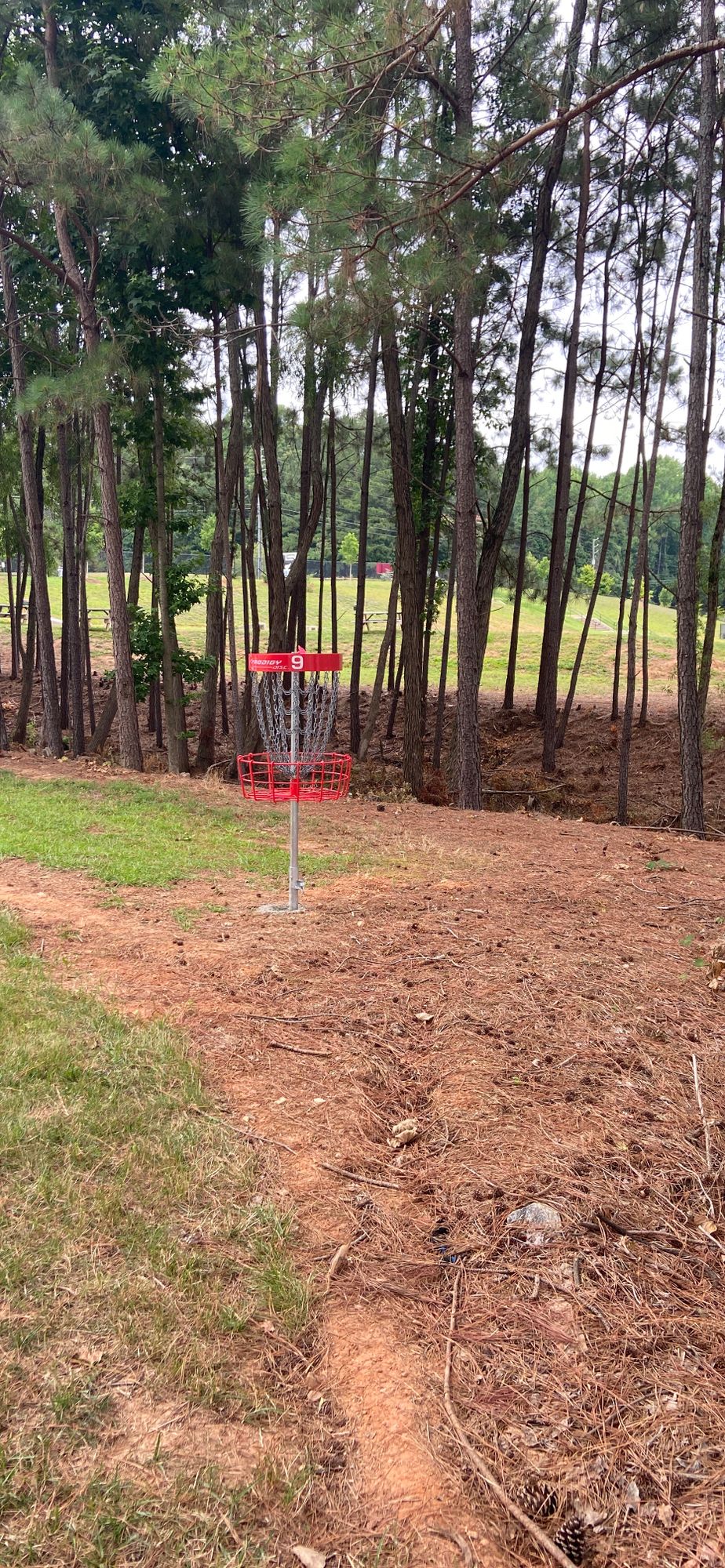 The new hole 9 placement