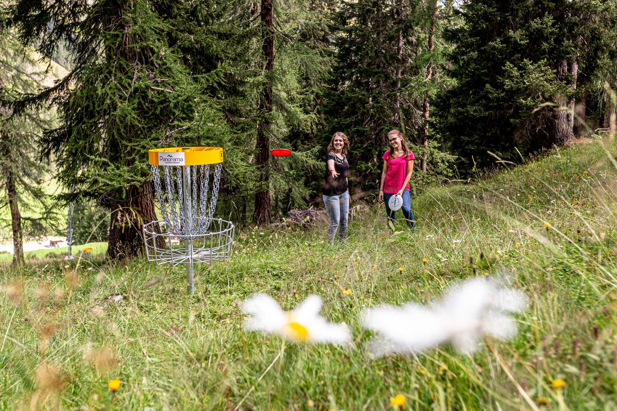 Discgolf-Parcours Samnaun, © Andrea Badrutt, Chur