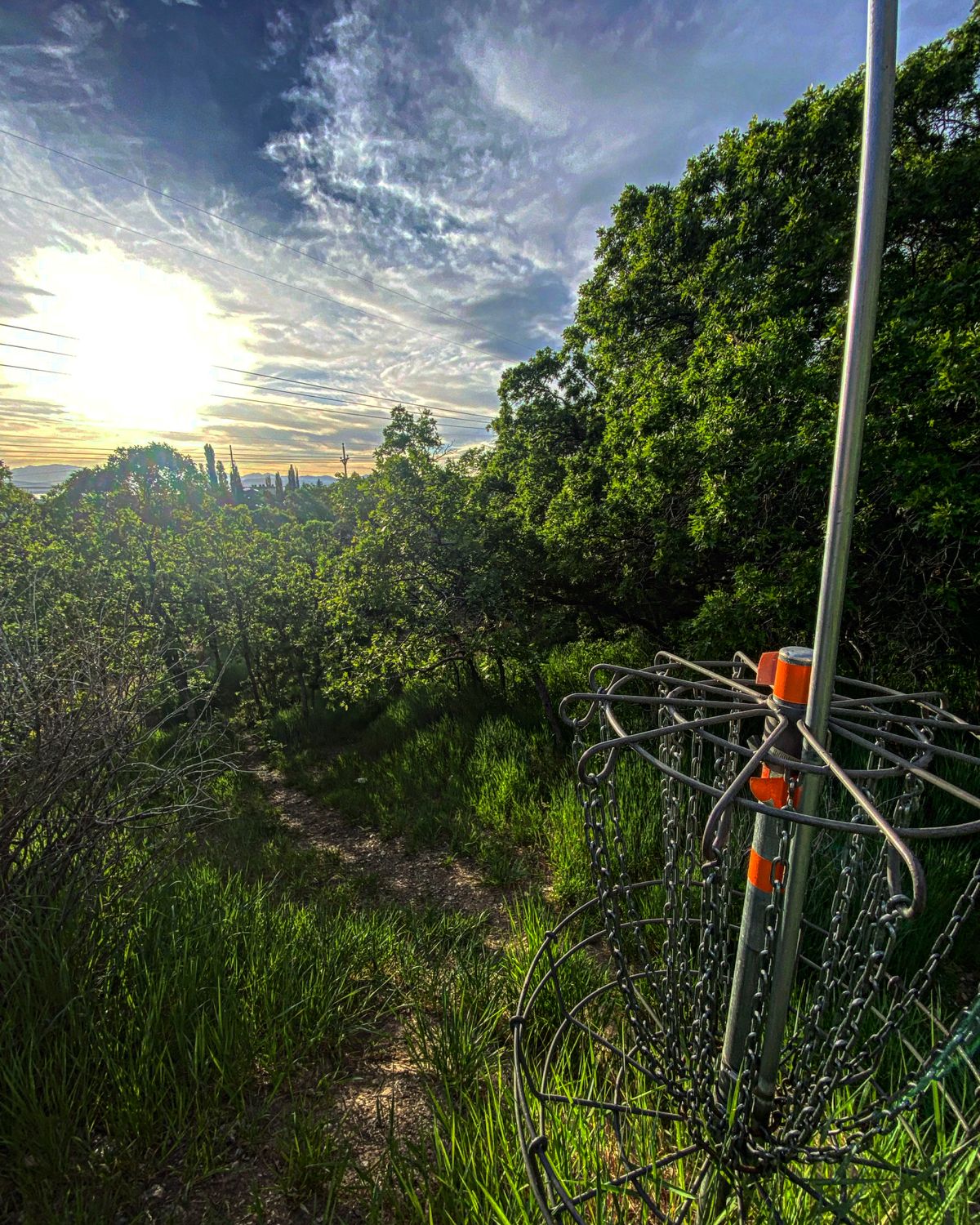 Looking back on hole 3
